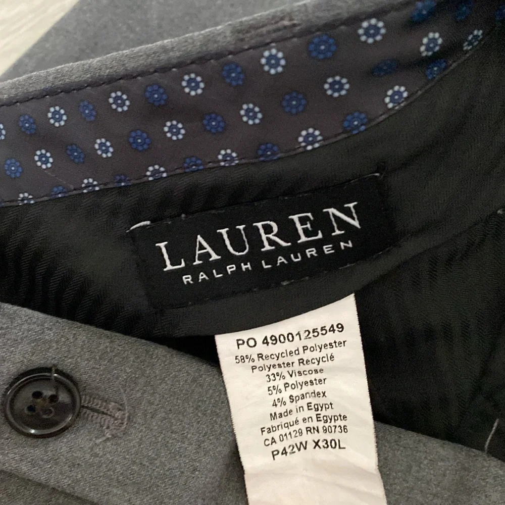 🔥BUNDLESALE Mens 42/26 Lauren Ralph Lauren flat front dress pants